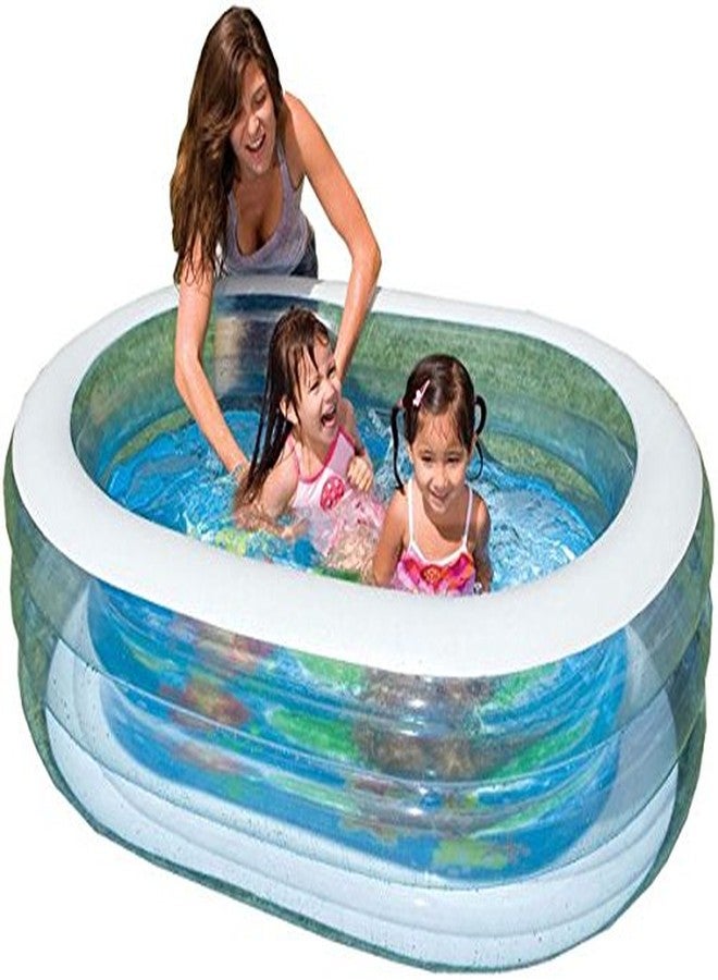 Jilani Kids Pool Swimming Pool Inflatable Size 5ft with Manual Pump, Multi - Image 1